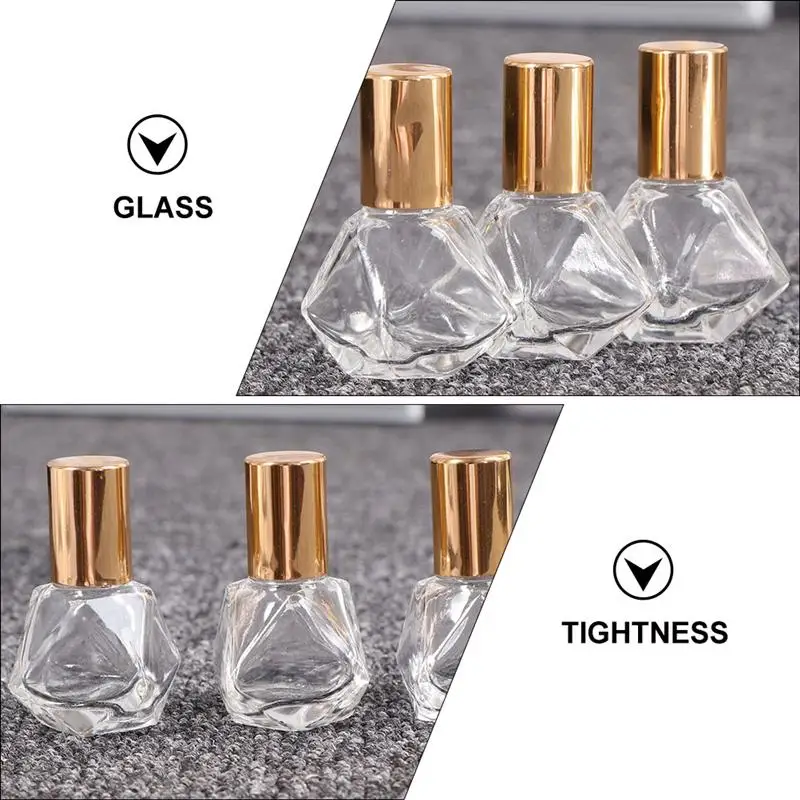 

12pcs/Set 8ML Roller Bottles Droppers Refillable Glass Empty Bottles Essential Oil Perfume Bottle Subpackaging Bottle For Travel