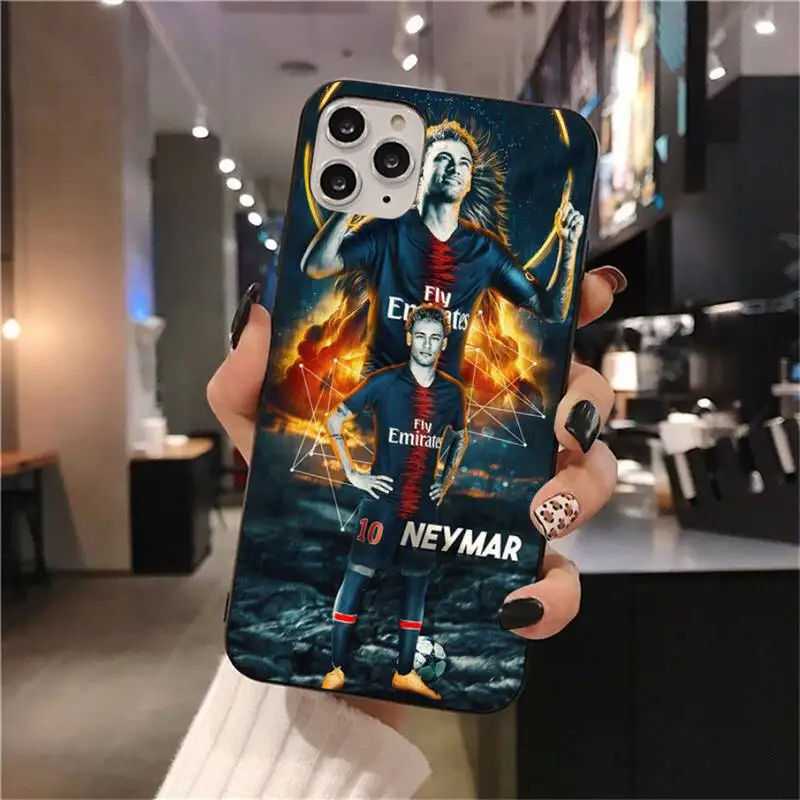 

HUAGETOP Paris Neymar Soft Phone Case Capa for iPhone 11 pro XS MAX 8 7 6 6S Plus X 5S SE 2020 XR case