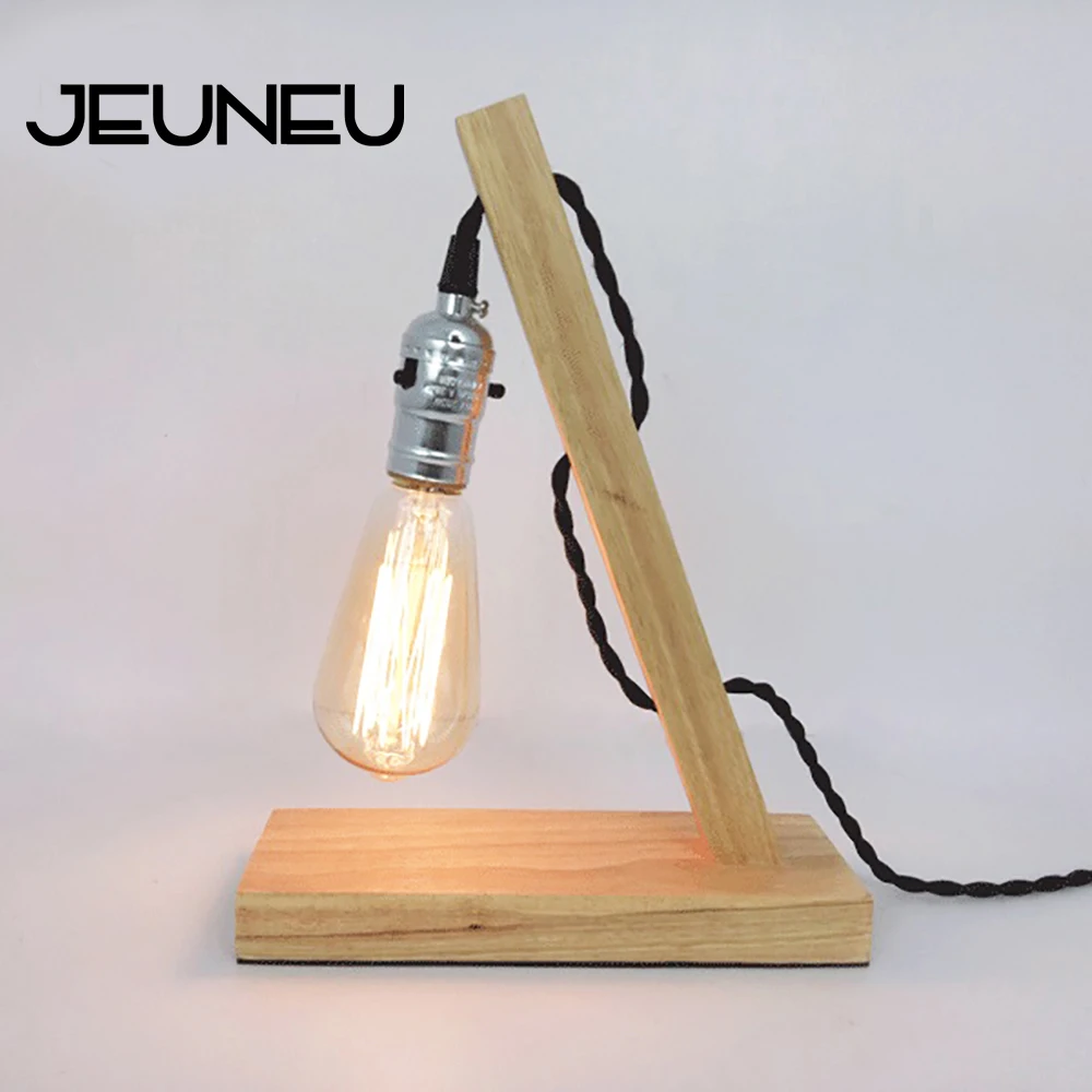 Лофт настольная лампа В индустриальном стиле E27 светильник современная ручка