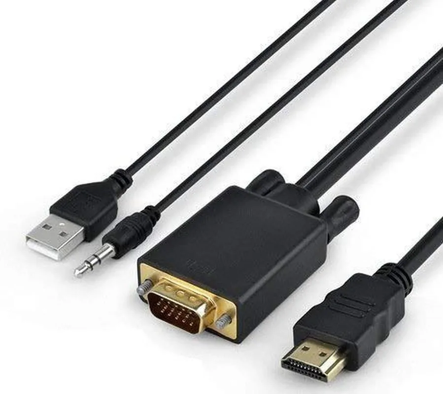 

DVI To VGA Cable DVI 24+1 Conversion Cable VGA1080pDVI To VGA Conversion Cable 1.8 Meters