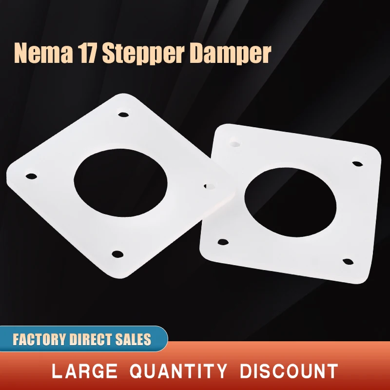 

1PCS Nema 17 42Stepper Damper Nema17 Stepper Motor Damper Cork Gasket Rubber Reprap Isolator 42 Motor Absorber For 3D Printer M