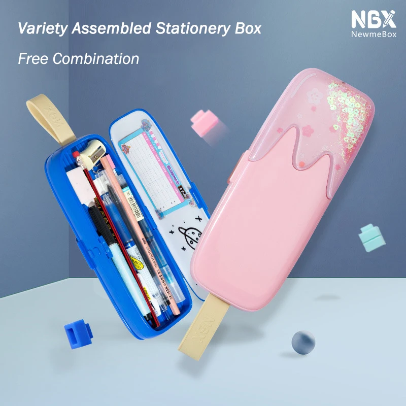 Чехол для карандашей NBX с наполнителем студентов милый Многофункциональный