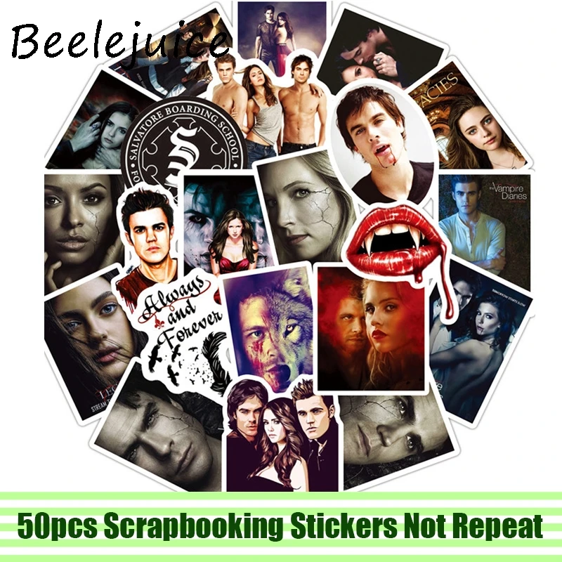 Наклейки в стиле аниме Вампир 50 шт.|Наклейки| |