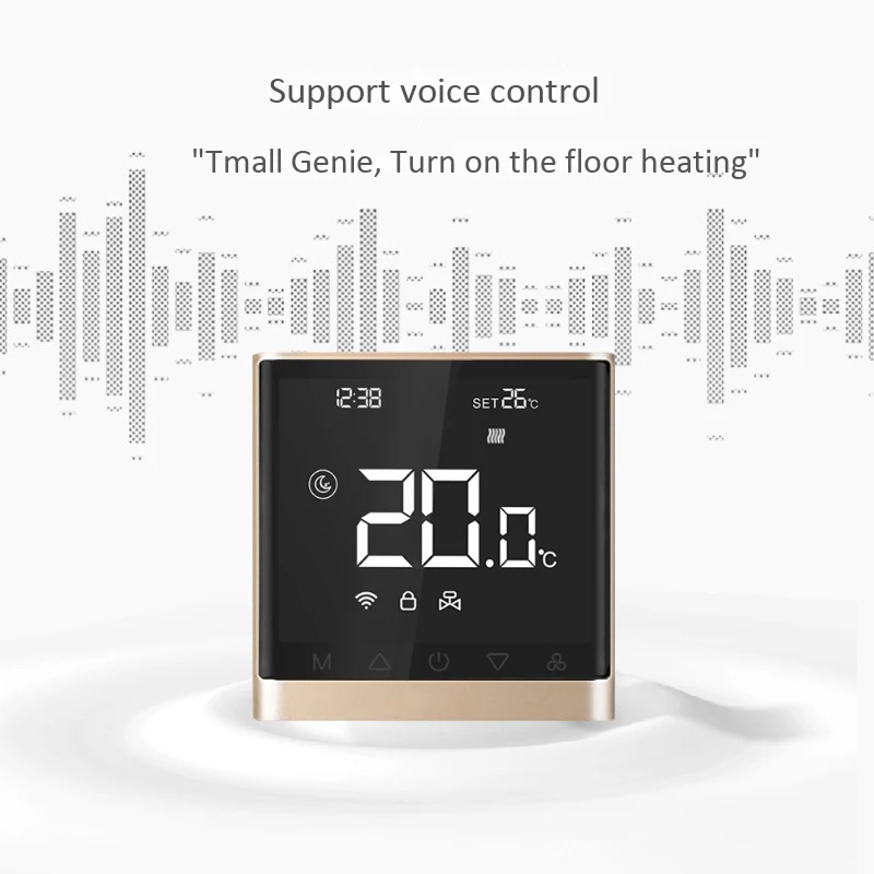 Wifi Thermostat Smart APP Control Temperature Controller Electric Floor Heating with Press Screen | Бытовая техника