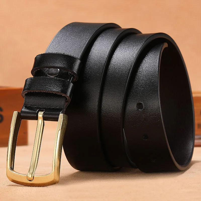 

Men 2021 Belt Adjustable Buckle Black Jeans Fashion Waistband High Quality Pants Girdle Male Belt Business Street Brand Belt New