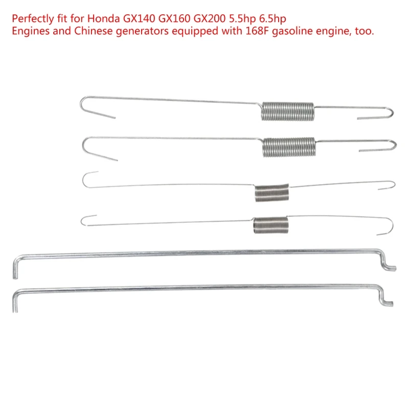 

6pcs Throttle Return Spring Kit Carburetor Spring Assortment Governor Link Rod