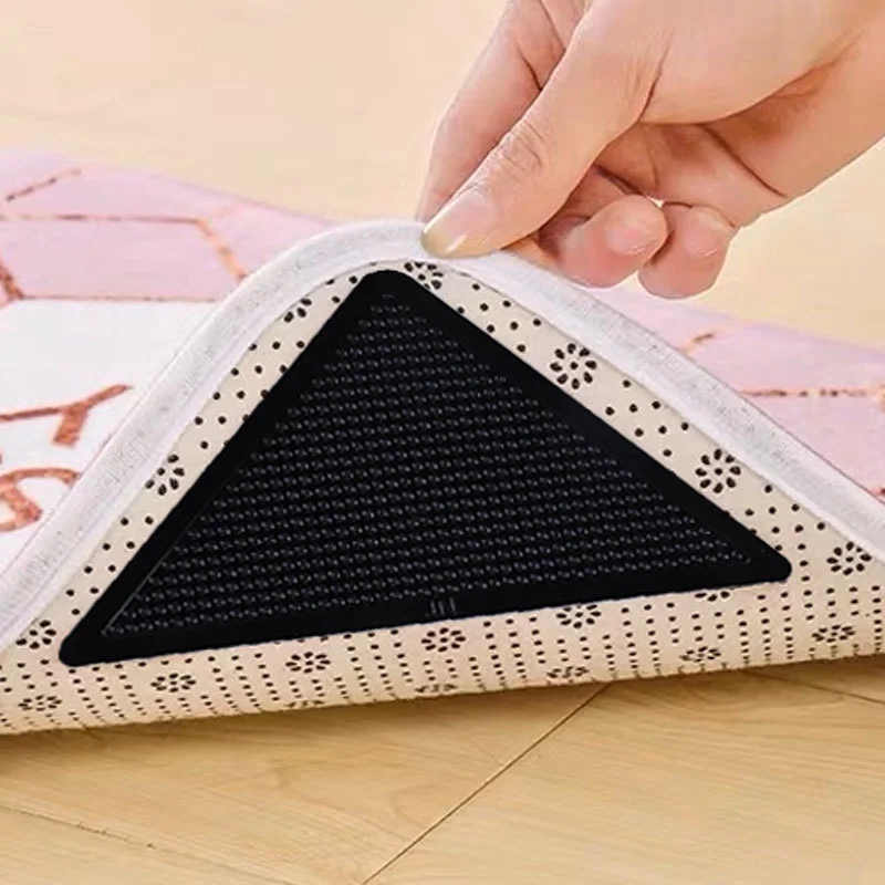 

Multifunctional Household Environmental Protection Carpet Auxiliary Stick Slip Fixed Stick Bedroom Triangle Carpet Mat
