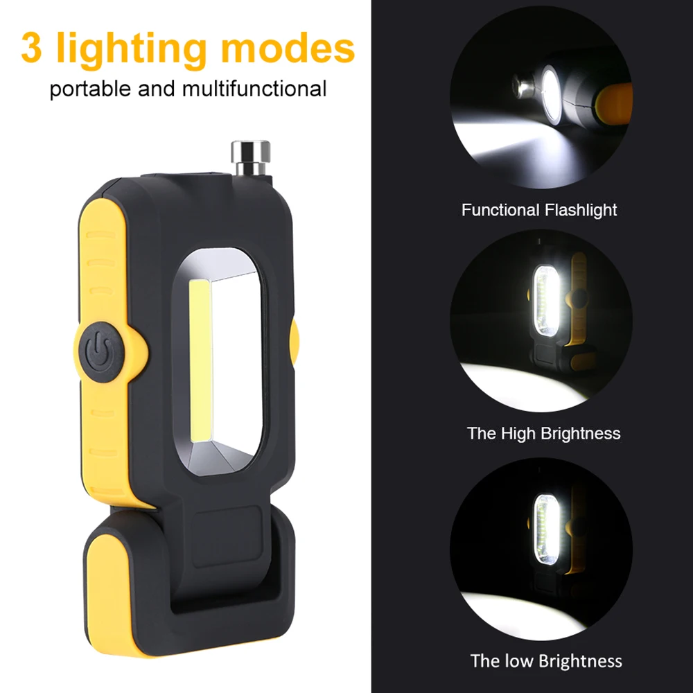 Ночной рыболовный фонарик с магнитом удобный мини портативный фонарь для