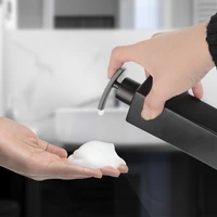 350ml stainless steel soap dispenser bottle shampoo wash hair conditioner lotions bathroom shower gel refillable bottles