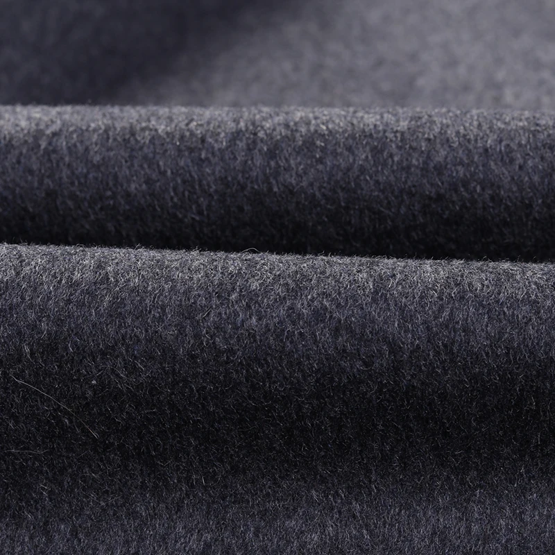 Теплое шерстяное пальто размера плюс на осень и зиму длинное Мужское теплое