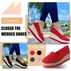 SAGACE Женские Дышащие винтажные однотонные модные кроссовки на танкетке, женские туфли-лодочки, туфли на высоком каблуке, женская повседневная обувь