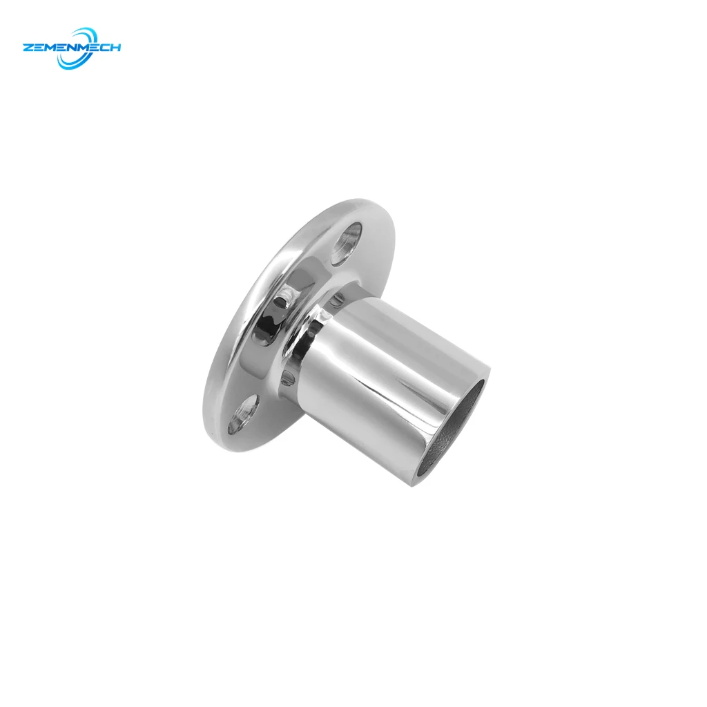 

316 Stainless Steel 90 Degree Marine Boat Hand Rail Fitting Round Stanchion Base For Pipe 32mm Yacht Accessories Hardware Hot