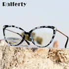 Оправа для очков Ralferty в стиле ретро для близорукости, Женская декоративная оправа для очков с защитой от синего излучения, оправа для очков кошачий глаз, 0 градусов