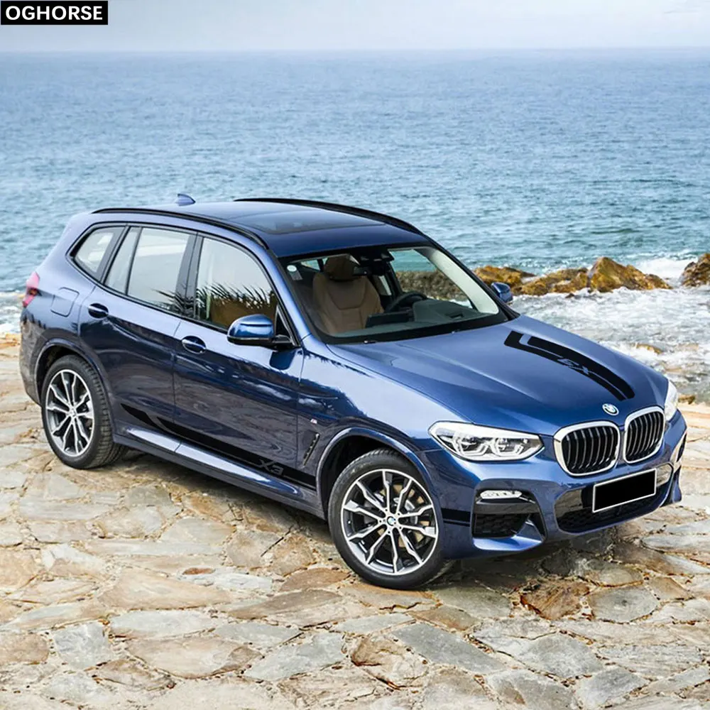 Аксессуары для BMW X3 2018-подарки Стильный чехол на капот автомобиля наклейка
