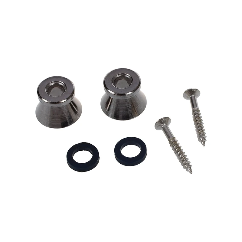 2 X Electric Acoustic Guitar Bass Strap Button Screw Lock Pins Pegs Pads &amp 2Pcs Pickup Neck And Bridge | Спорт и развлечения