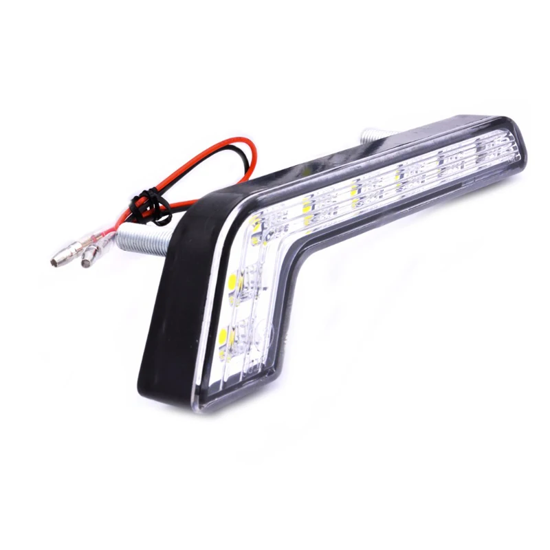 

Car L-Shaped 8LED General Daytime Running Light 7-Shaped Running Light DRL Light for Mercedes-Benz