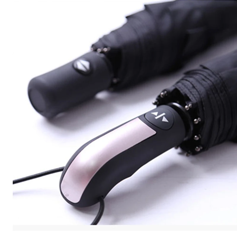 Автоматический зонт из мультфильма SCP складной непродуваемый черный с особыми