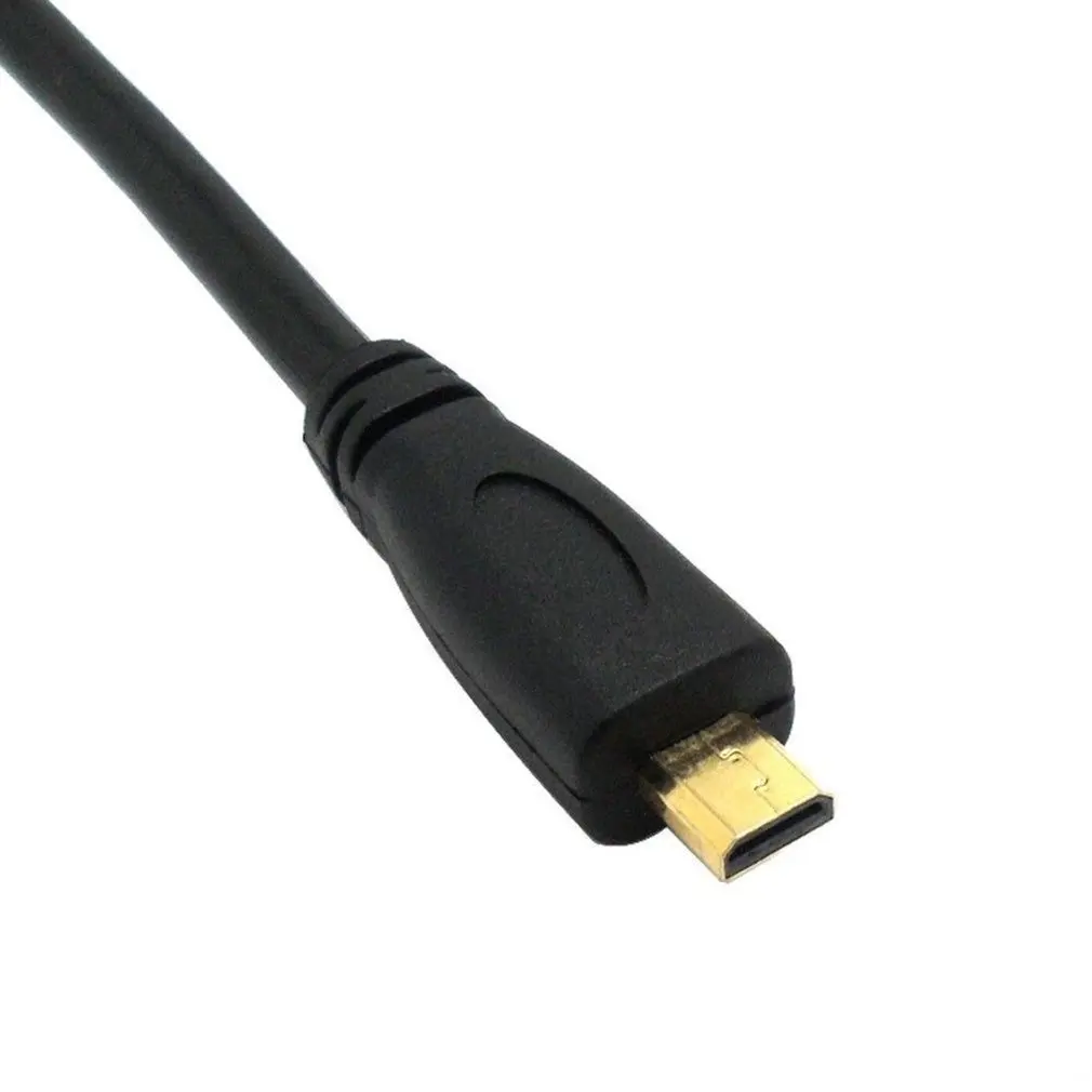 Изысканный прочный 1 м микро HDMI-совместимый к провод кабель ТВ AV адаптер
