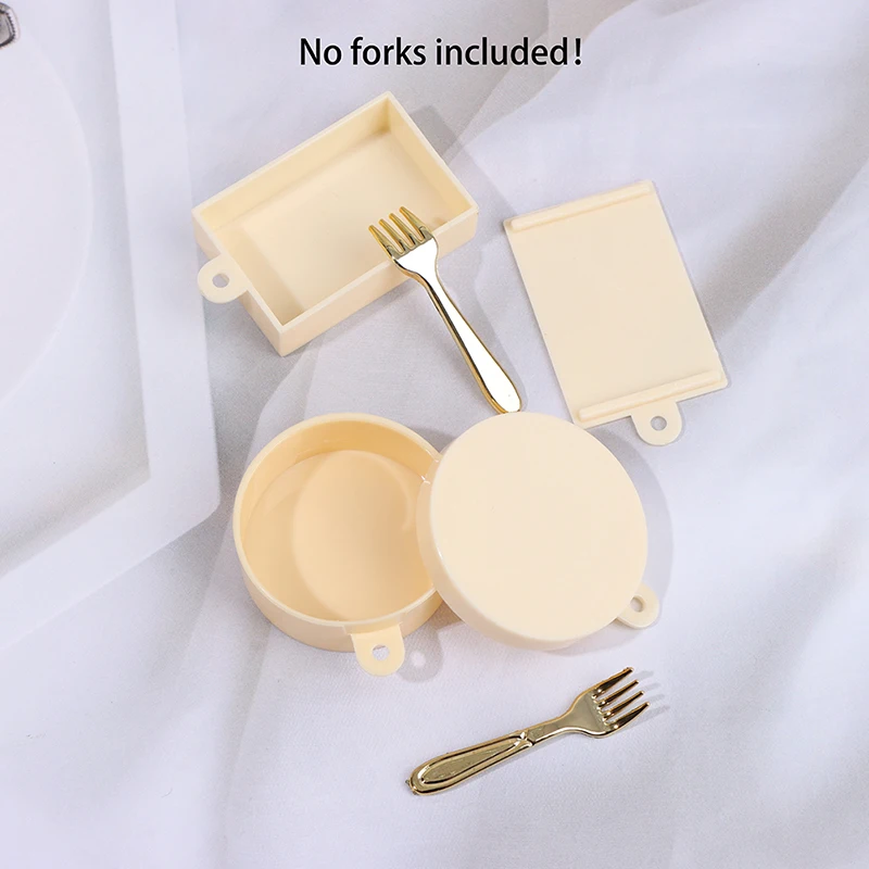 

1Pcs 1/12 Dollhouse Miniature Accessories Mini Lunch Box Simulation Furniture Model Toys For Doll House Decoration