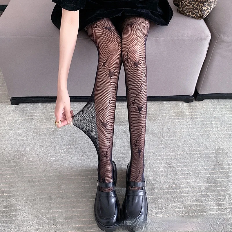 

Summer Korean Style Thin Panties Black Stockings Pantyhose Fishnet Stockings Girl Star Sexy Fishnet Socks Jk Fishnet Pantyhose