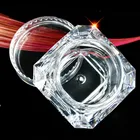 10 шт.компл. пустая Алмазная бутылка для макияжа, коробка для косметики, кремов, ювелирных изделий, многоразовая банка для теней, пластиковый контейнер HJ9