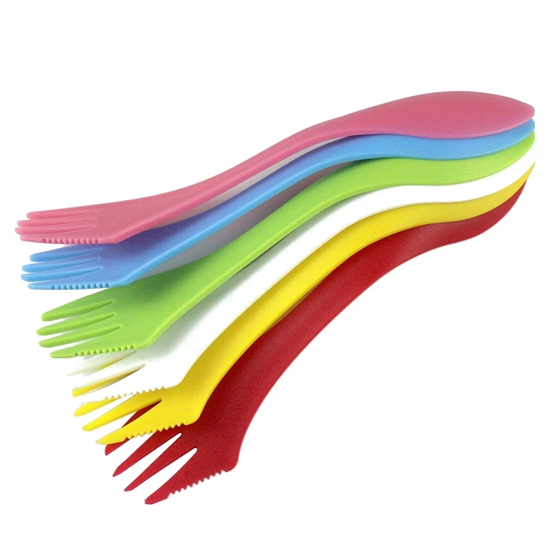 6 шт. набор ложек вилок ножей походов столовых приборов|Столовые сервизы| |