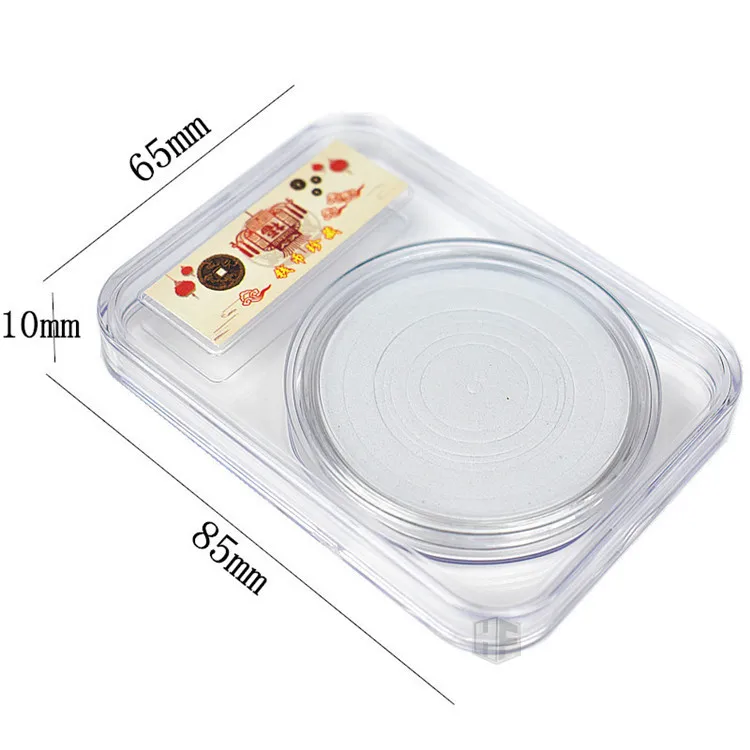 1 шт. новые монеты плиты дисплей Класс Монета Чехол Защитите Держатель ящики для