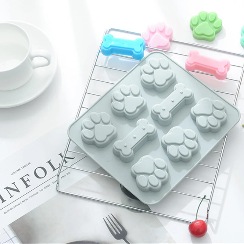 Форма из смолы в виде кошачьей лапы силиконовая форма для торта шоколада