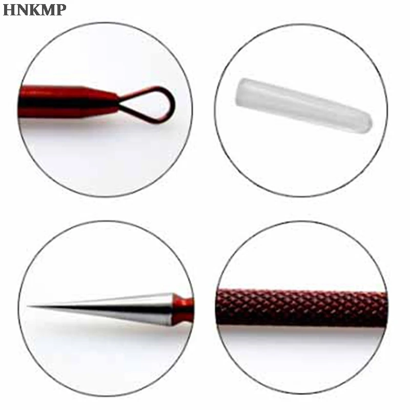 

1PC Stainless steel electrophoresis needle Acne tool Facial beauty tool Double-headed acne needle underwire acne needle