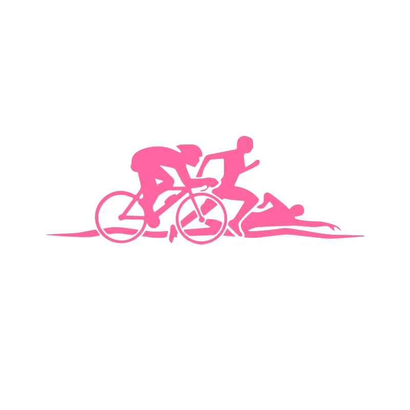 Творческая личность триатлона забавные наклейки на Автомобильный кузов смешные