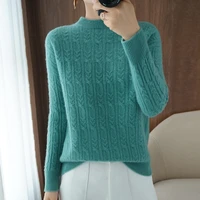 adishree 2021 woman winter 100 cashmere sweaters autumn knitted pullovers high quality warm female thickening o neck