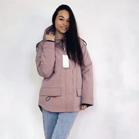 aorryvla new winter womens winter jacket short 5 colors solid hooded cotton padded female coat warm casual woman parka 2020