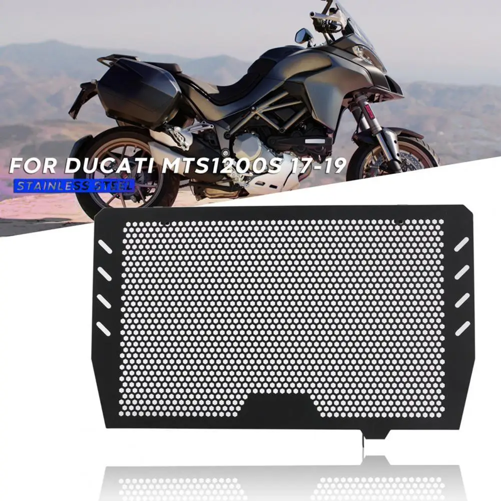 

80%HOTMotorcycle Radiator Guard Grille Protection Aluminium Alloy Radiator Cover Protector for MTS 1200S 2017-2019