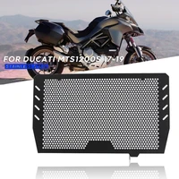 80hotmotorcycle radiator guard grille protection aluminium alloy radiator cover protector for mts 1200s 2017 2019