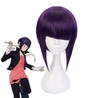 Мой герой Академии Kyoka Дзиро темно-фиолетовый короткий парик Косплэй костюм Boku без герой Жаростойкие накладные волосы Jirou Kyouka парики