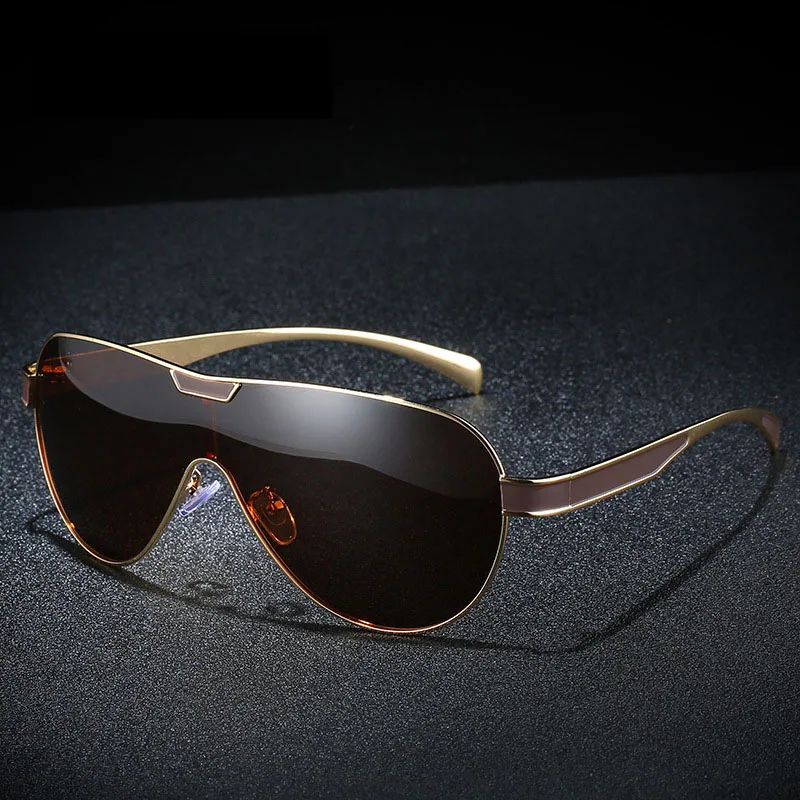 

2021 Unique Couple's Polarized Sunglasses For Men Vintage Alloy Frame HD Anti-Broken Lense Women Casual Sun Glasses UV400