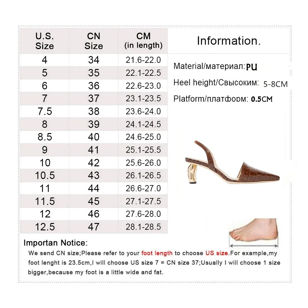 Женские босоножки с острым носком крокодиловые сандалии на блочном каблуке