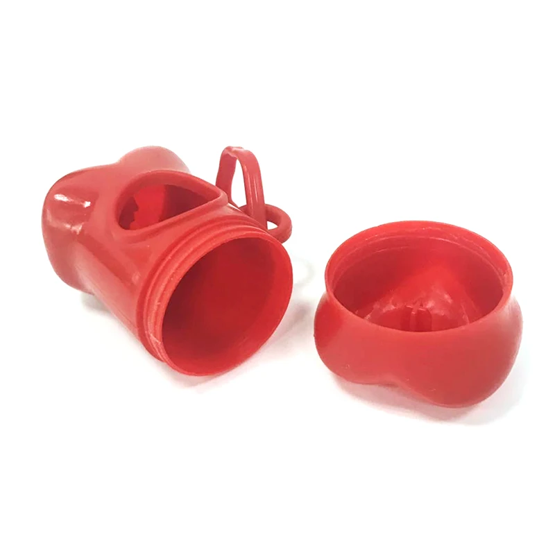 Диспенсер для отходов домашних животных пластиковый в форме кости