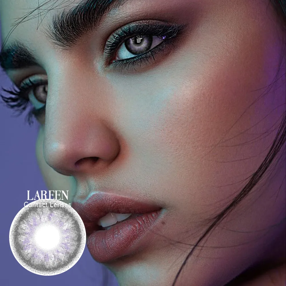Lareen 2pcs/pair Colored Contact Lenses Eye Opal Series Contact Lenses Color Cosmetic Contact Lens for Eyes lentes de contacto