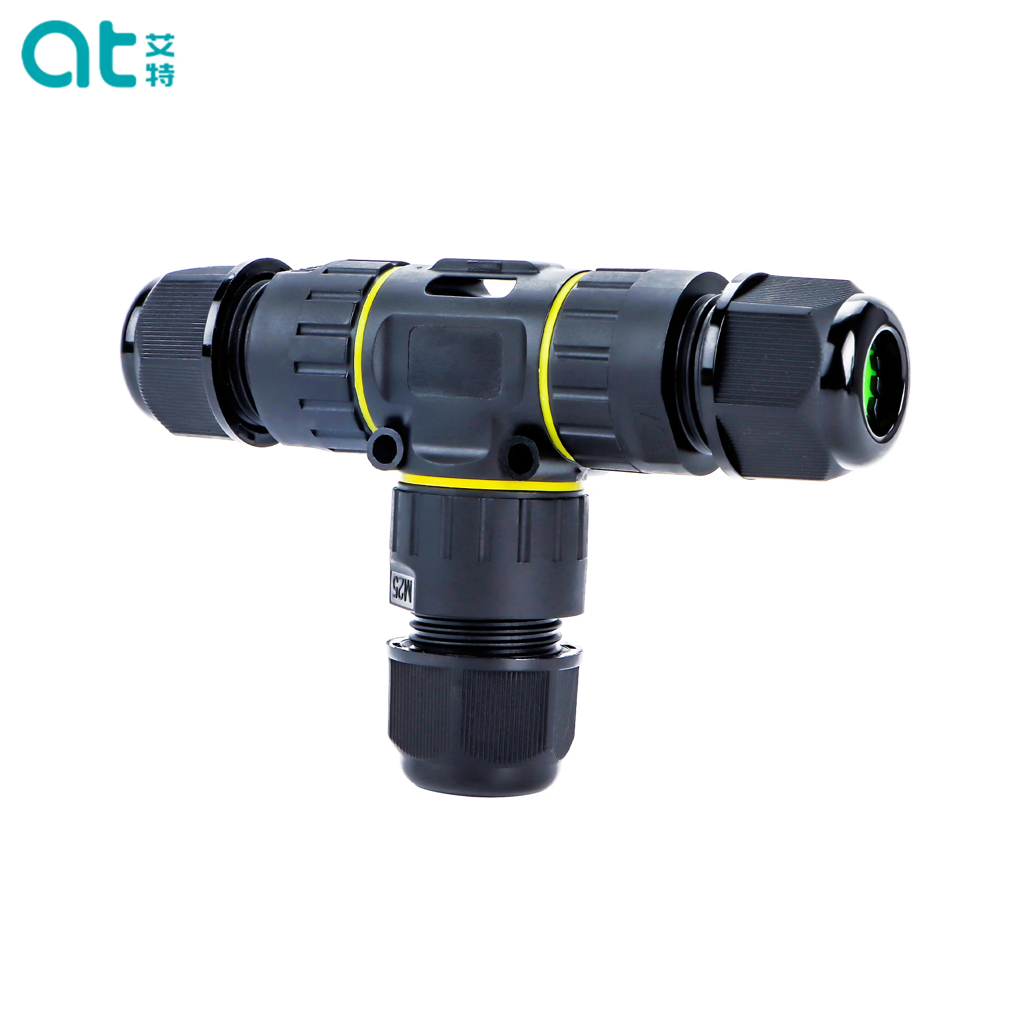 M25T T тип IP68 открытый образный водонепроницаемый кабель питания