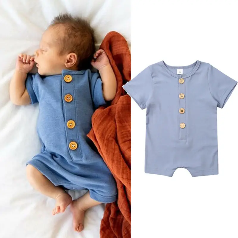 

Cute Newborn Kids Baby Boy Girl 0-18M Romper Bodysuit Sunsuit Summer Outfit Clothes