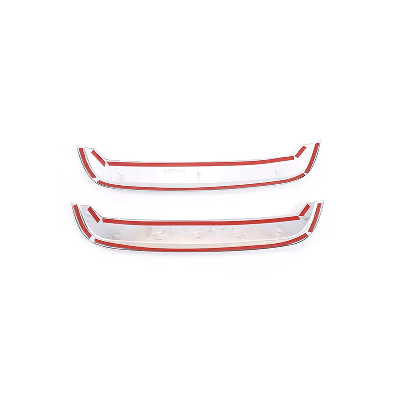 

Car Accessories 2pcs/set ABS Chrome/Carbon Fiber Car Interior Seat Back Decorate Cover Trim For BMW 7 Series G11 2016 -2021