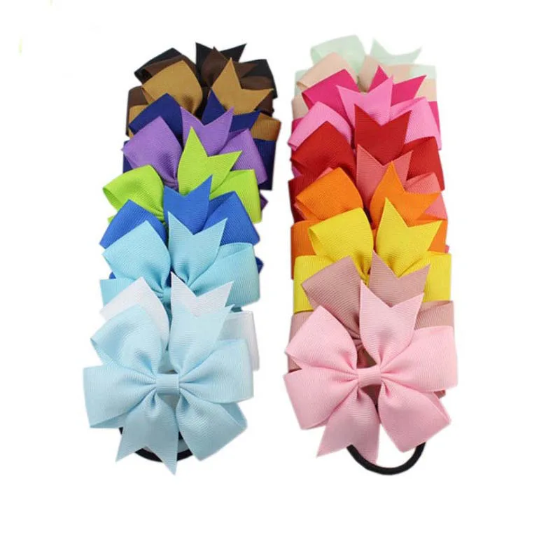 Лента нарисованной длинноволосой девочкой 3 &quotузел слайд заколка в виде пони