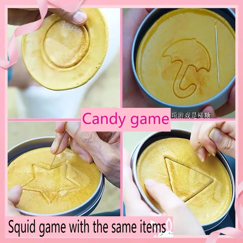 

Squid Game Same Style Umbrella Confectionery Candy Mold Squid Game Chocolate Mold Cookie Cake Mold for Baking Desserts Tools