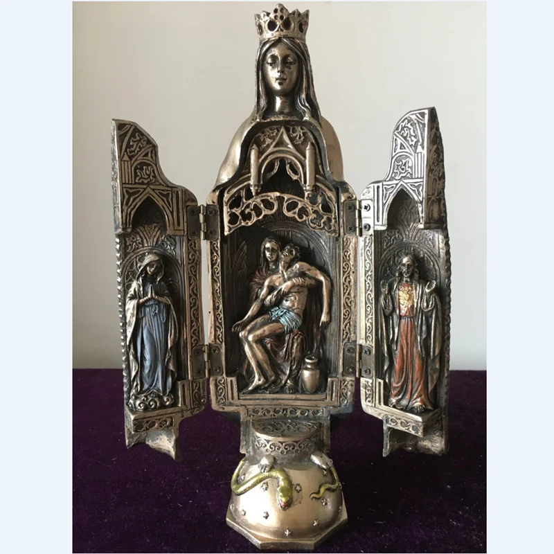 Итальянские сокровища с изображением девы Марии и Иисуса Священное Сердце икона