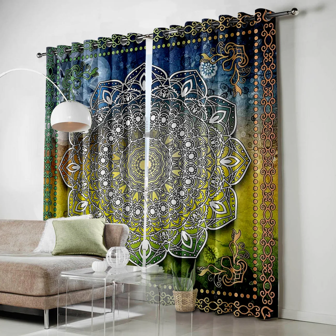 Мандала Богемия окна шторы живописные для гостиной декоративные предметы | Дом и