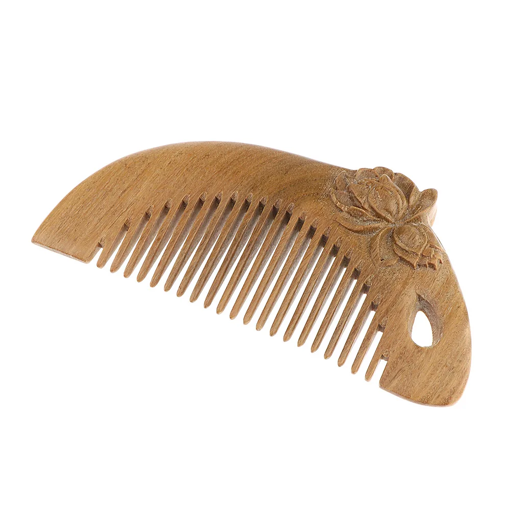 Изысканная Расческа с большими зубцами лотоса для снижения разрыва