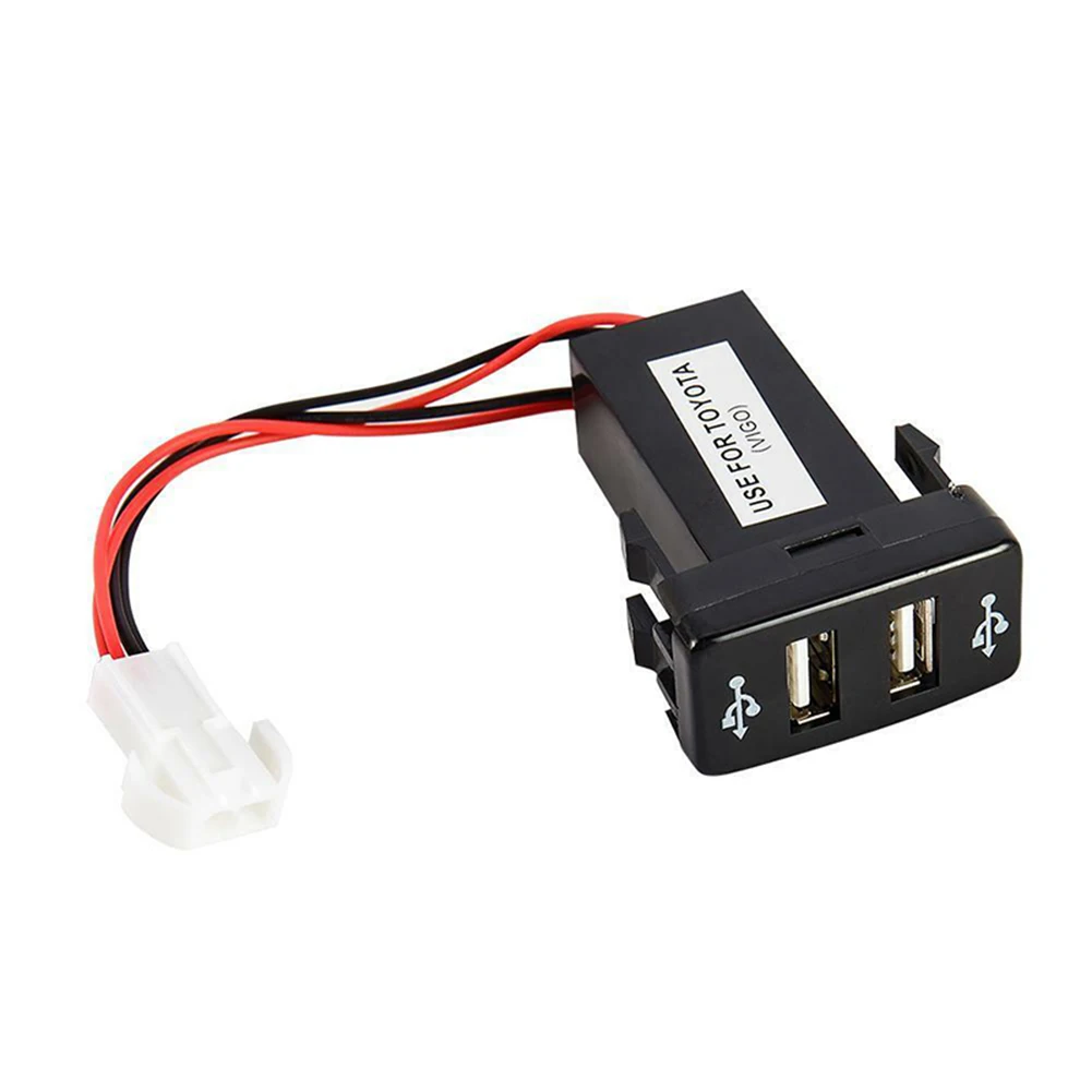 Двойной двойной 2 USB порт 12В в автомобильное гнездо Зажигалка зарядное устройство