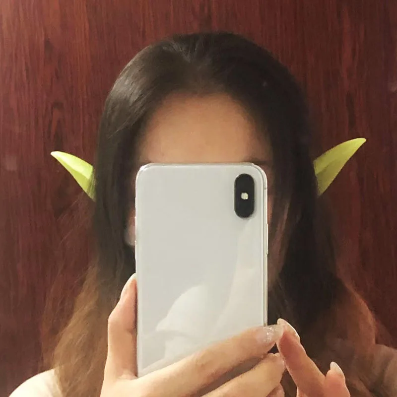 

Glow In Dark Cosplay Prop Fairy Angel Luminous Elf Ears Halloween Masquerade Fancy Dress Party Decor Supplies