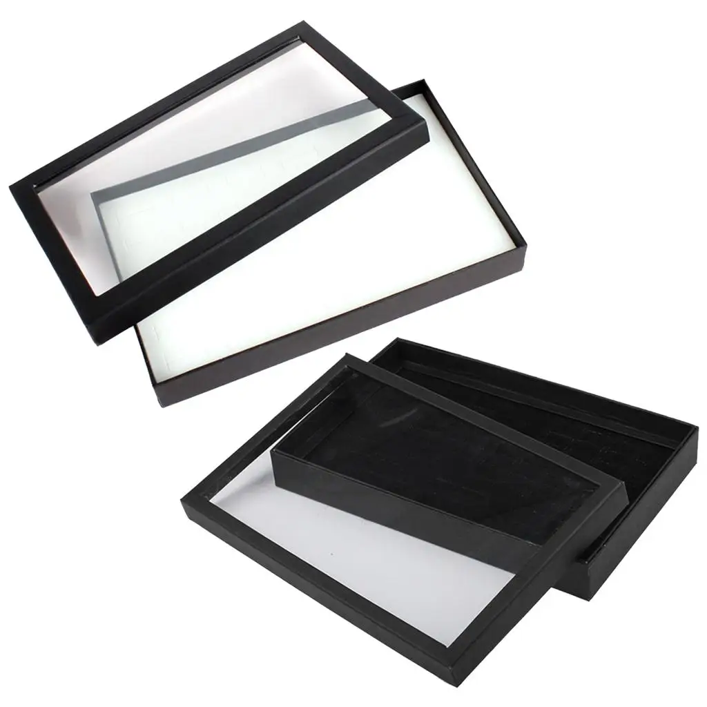 

Чехол с кольцом-держателем, 36 слотов, премиум, Великолепный с прозрачной крышкой для дисплея магазина